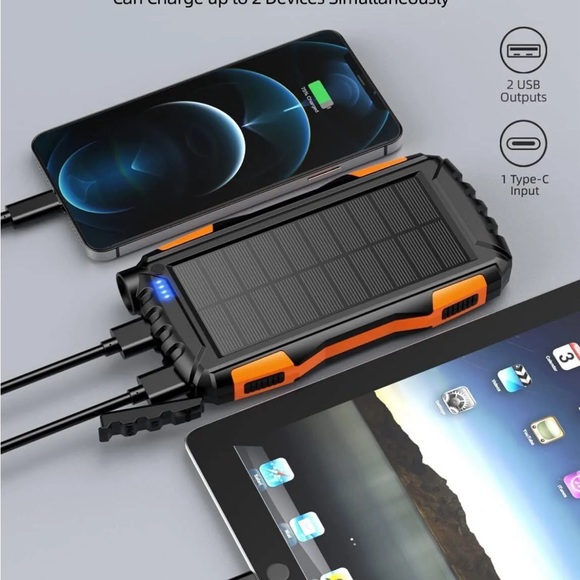 Power Bank Solar and Power Charger 42800 mAH Portable Charger Solar Power bank - Picture 2 of 12